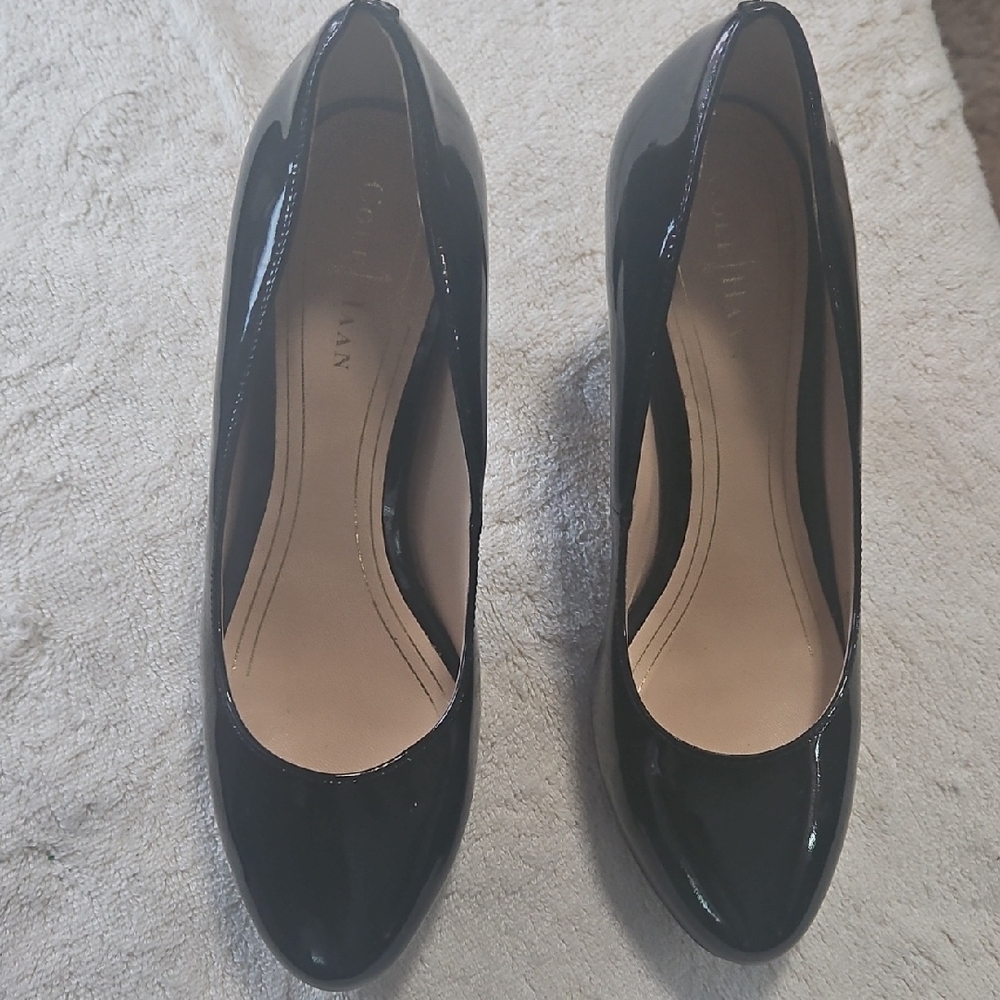 Cole Haan Glossy Black Heels